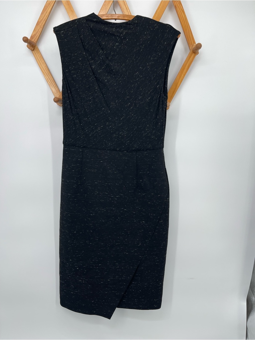 Classiques Entier Black Speckled Midi Sheath Dress